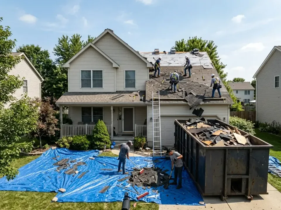roof-replacement-debris-remova-004 — frequently asked questions, Cheapest Dumpster Rentals in Rosewood Heights, IL
